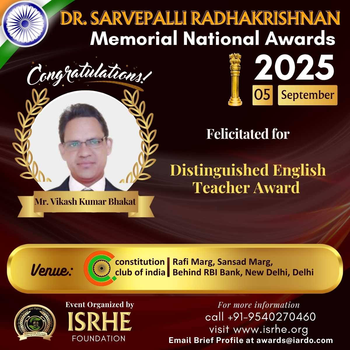 Mr. Vikash Kumar Bhakat